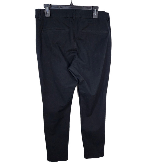 Old Navy Women Ankle Pants Size 12 High Waisted Pixie Skinny Black Secret Pocket - Picture 2 of 10